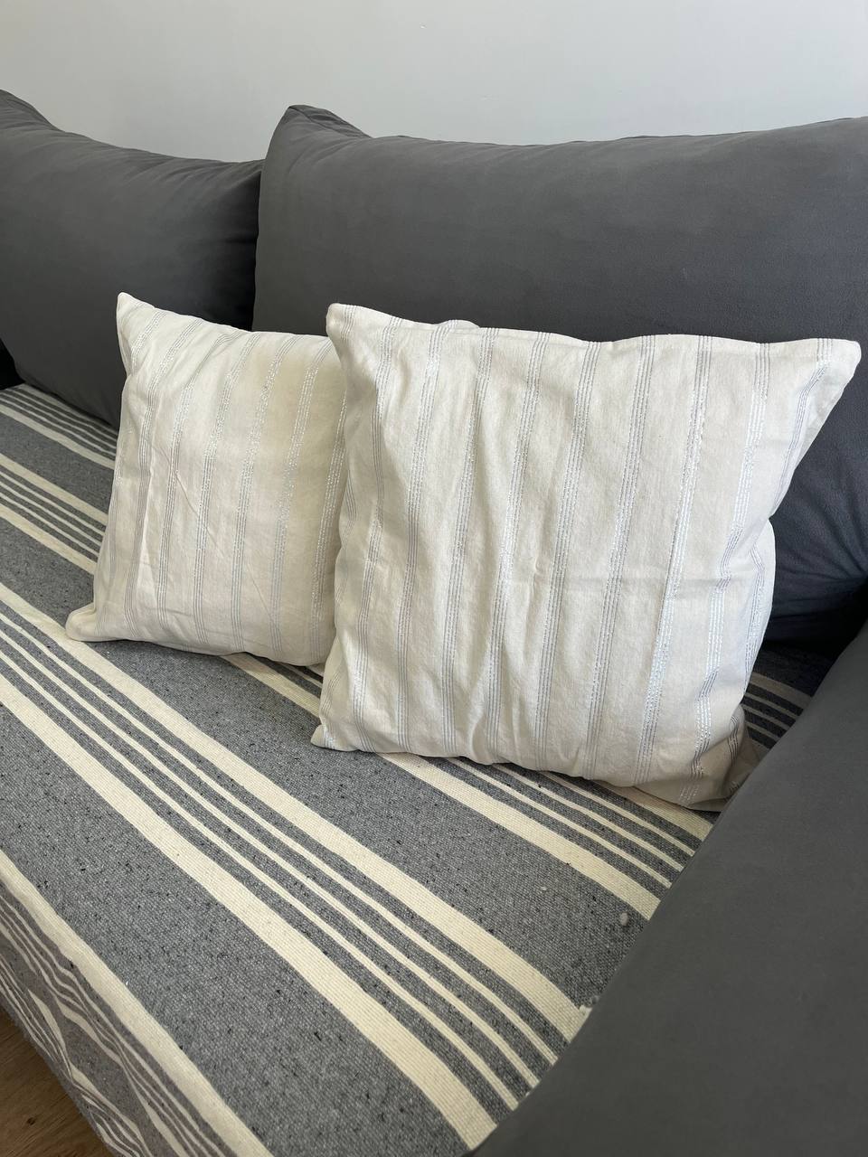 ¡OFERTA DE LANZAMIENTO!🔥 Cortina Tropical pesado + 2 Fundas de almohadon Tusor Premium