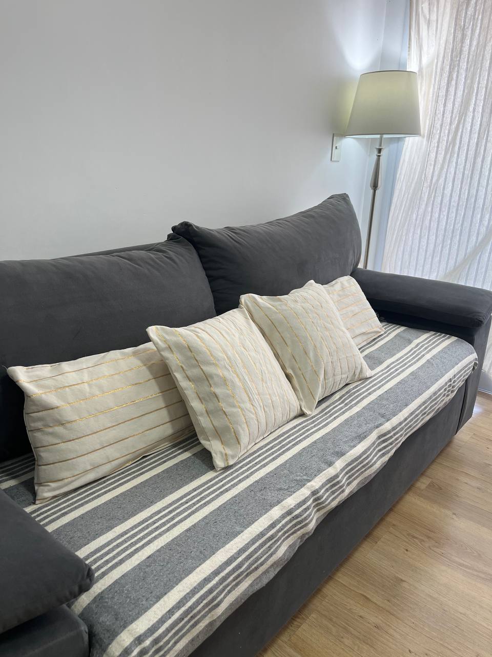 ¡OFERTA DE LANZAMIENTO!🔥 Cortina Tropical pesado + 2 Fundas de almohadon Tusor Premium