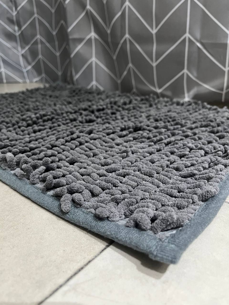 Alfombra De Baño Microfibra Shaggy Súper Absorbente 60x40