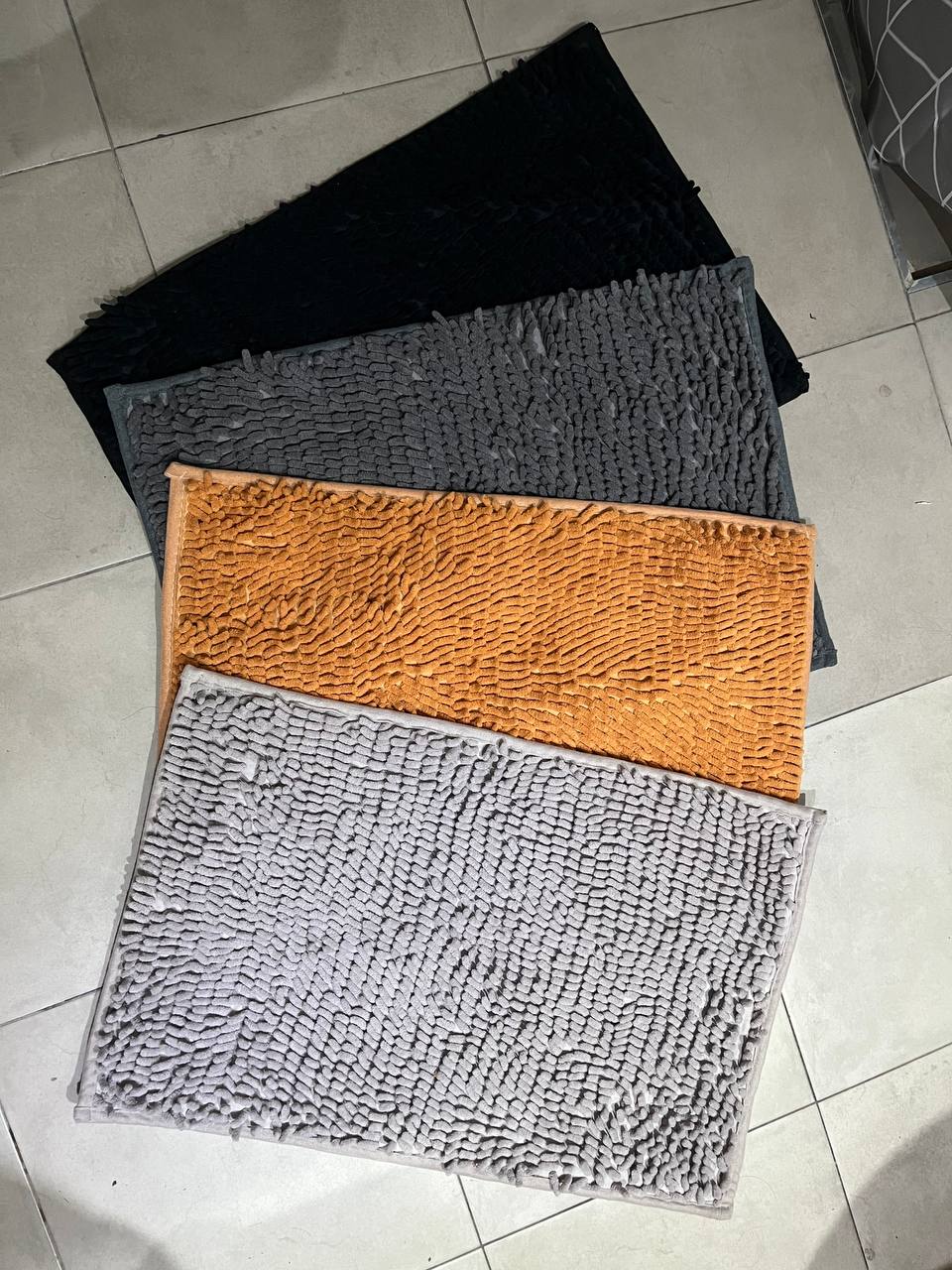 Alfombra De Baño Microfibra Shaggy Súper Absorbente 60x40