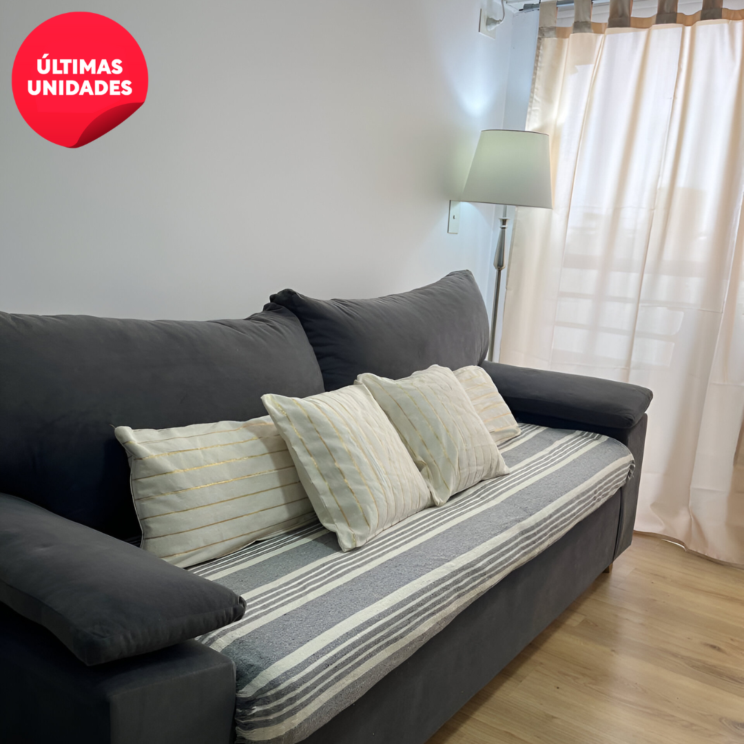 ¡OFERTA DE LANZAMIENTO!🔥 Cortina Tropical pesado + 2 Fundas de almohadon Tusor Premium