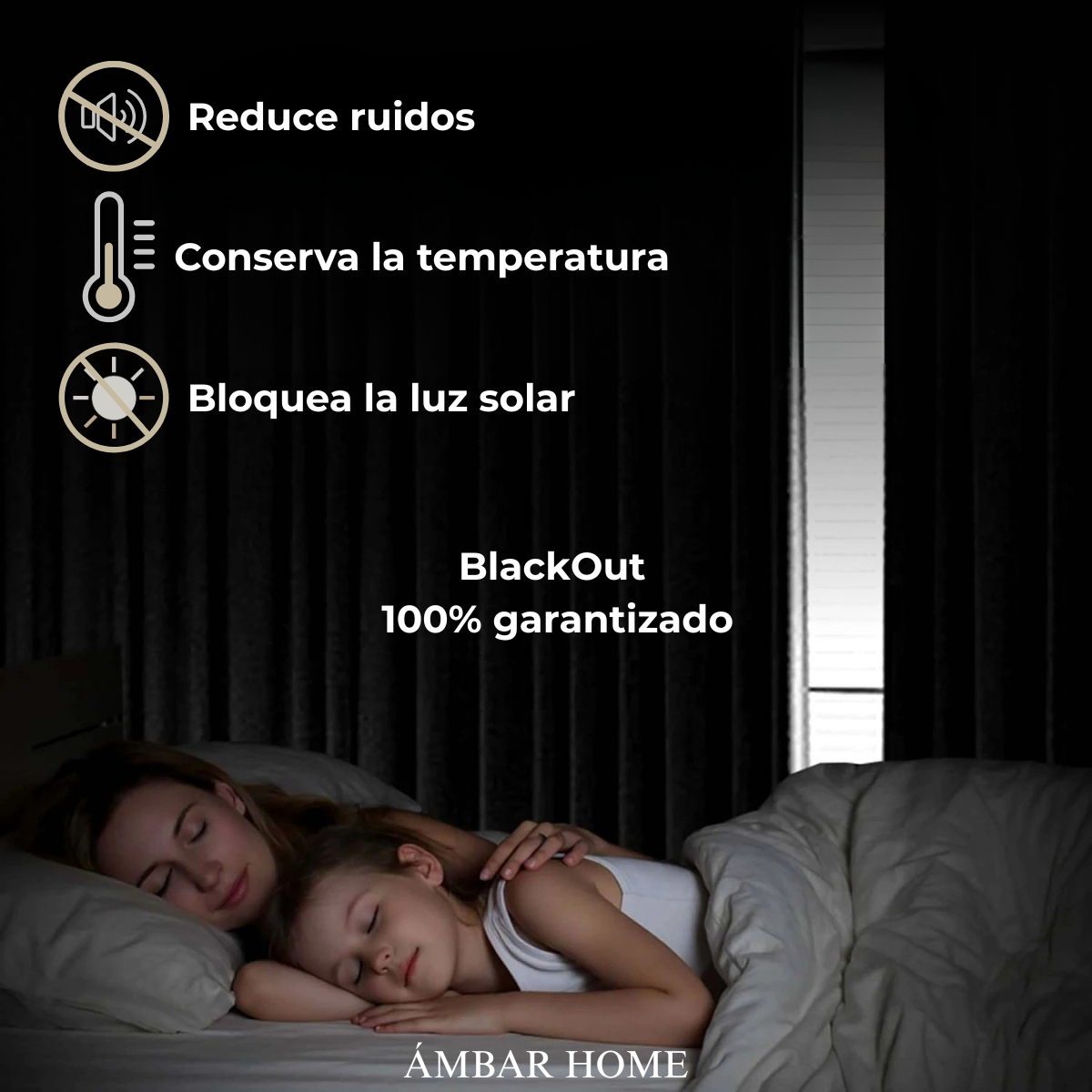 Juego De Cortina Black Out LINO