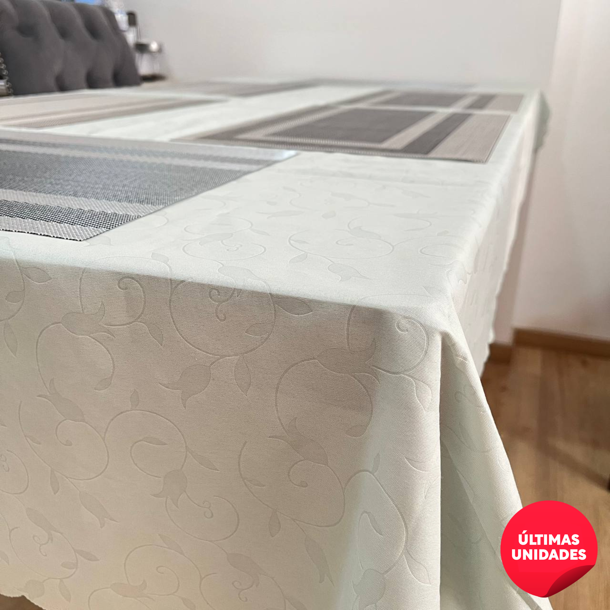 Combo Cortina + Mantel Diseño Moderno